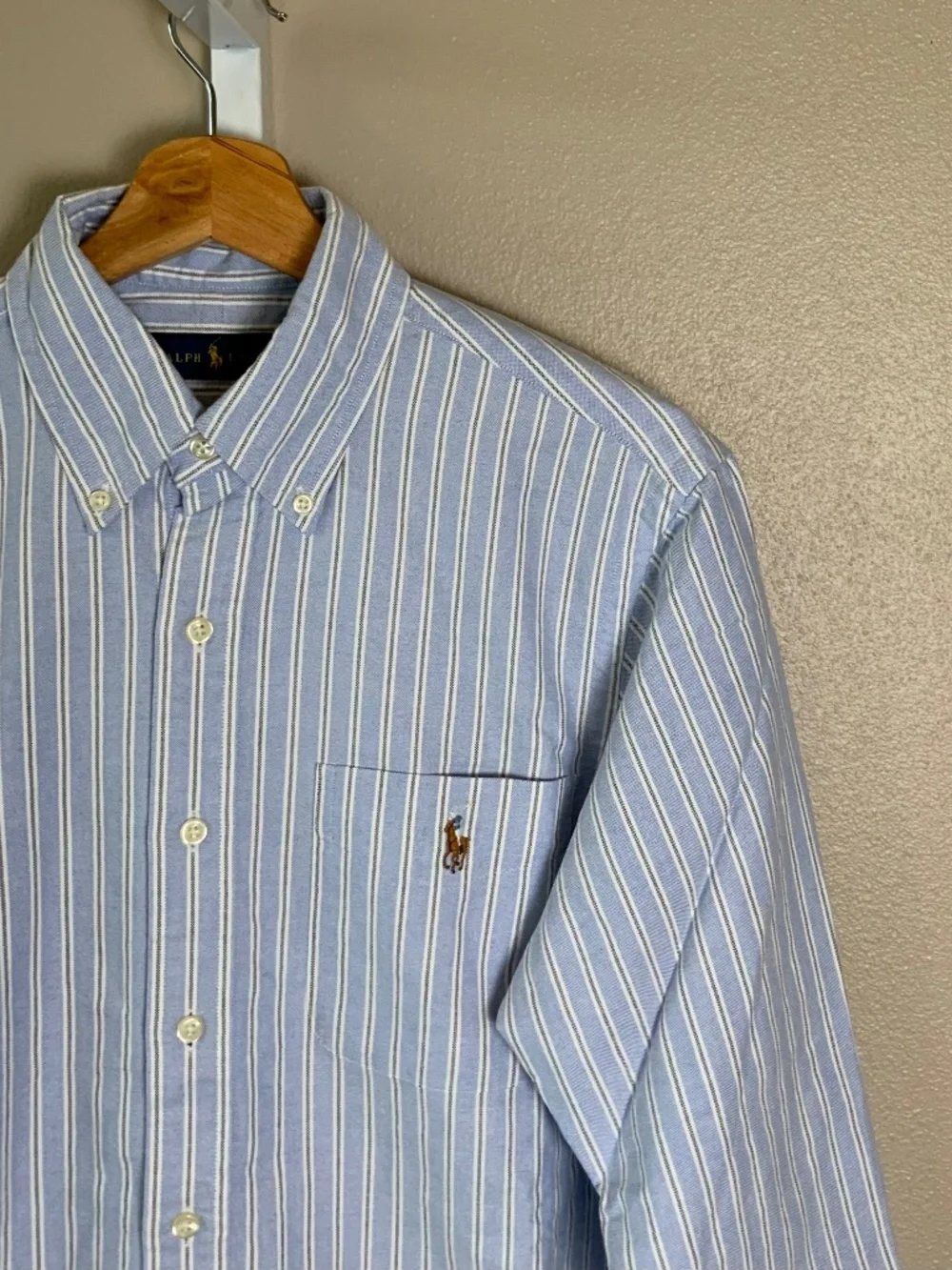 Polo Ralph Lauren Classic Striped Button Down Oxford Shirt